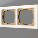3d model Frame for 2 posts Snabb (white-gold) - preview