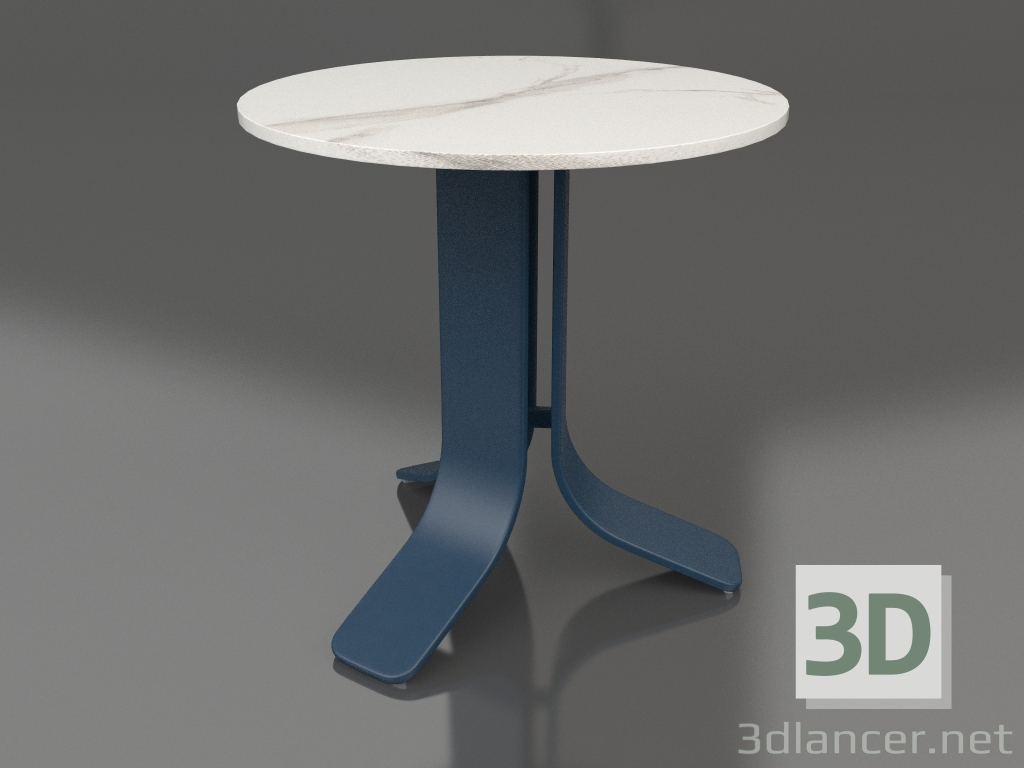 modèle 3D Table basse Ø50 (Gris bleu, DEKTON Aura) - preview
