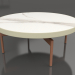 3d model Round coffee table Ø90x36 (Gold, DEKTON Aura) - preview