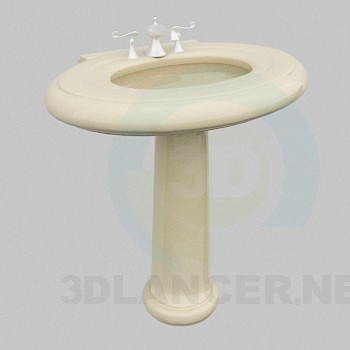 modello 3D lavello - anteprima
