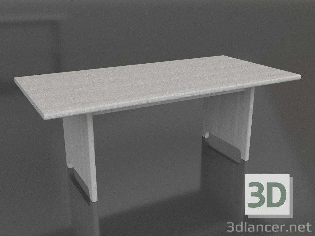 modèle 3D Table à manger 2000x1000x750 mm (blanc RAL 9010) - preview