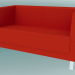 3 डी मॉडल डबल सोफा, पैर (वीएल 2 एच) - पूर्वावलोकन