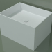 3D modeli Tezgah üstü lavabo (01UN32301, Glacier White C01, L 60, P 48, H 36 cm) - önizleme