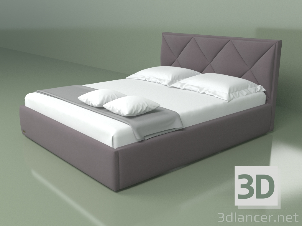 3D modeli Çift kişilik yatak Bakü 1.6 m - önizleme