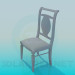 3D modeli Şık sandalye - önizleme
