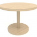 3d модель Стол обеденный DT 012 (D=1000x750, wood white) – превью