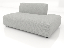 Sofa module 1 seater (XL) 103x100 extended to the right