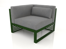 Modular sofa, section 6 left (Bottle green)