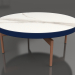 modèle 3D Table basse ronde Ø90x36 (Bleu nuit, DEKTON Aura) - preview