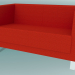 3D modeli Konsollarda çift kişilik kanepe (VL2 V) - önizleme