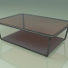 modello 3D Tavolino 002 (Vetro Bronzato, Metallo Fumo, HPL Grigio) - anteprima