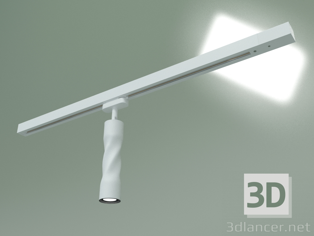 Modelo 3d Lâmpada LED de pista Royal LTB26 (branca) - preview