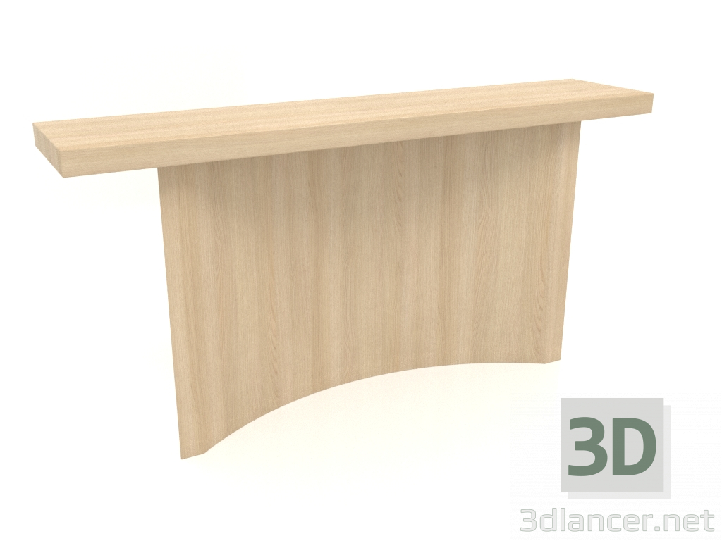 modello 3D Consolle KT 06 (1400x300x700, legno bianco) - anteprima
