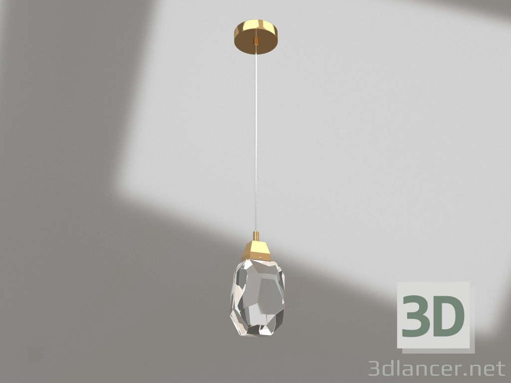 3D modeli Jela kolye ucu altın (07863-1A,33) - önizleme