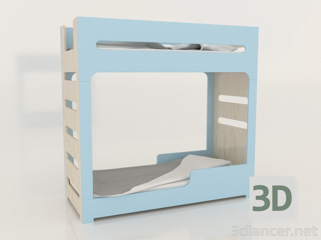 3 डी मॉडल चारपाई बिस्तर मोड एफ (UBDFA0) - पूर्वावलोकन