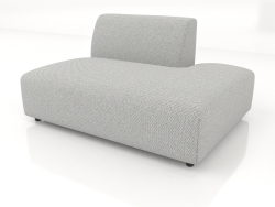 Sofa module 1 seater (XL) 83x100 extended to the right