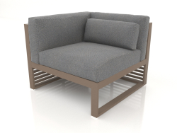 Modular sofa, section 6 left (Bronze)
