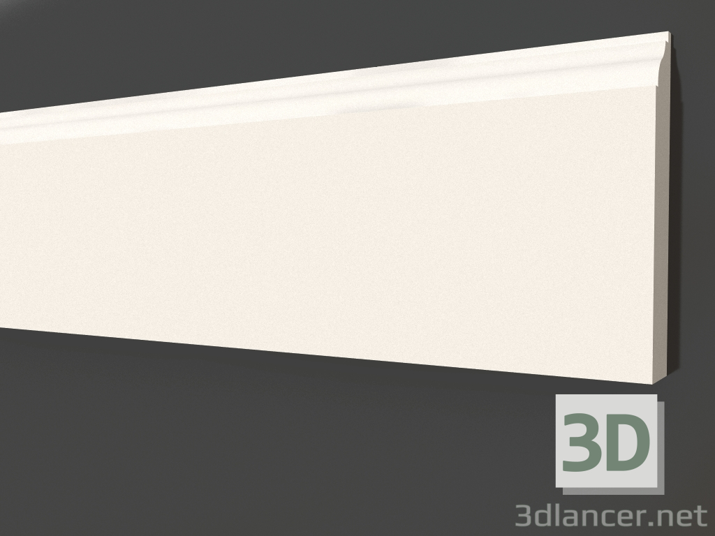 3d model Plaster molding LG 073 (119x21) - preview