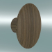 3D Modell Kleiderhaken Dots Wood (Ø9 cm, Nussbaum) - Vorschau