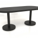 3 डी मॉडल खाने की मेज (1800x800x750, लकड़ी का काला) - पूर्वावलोकन