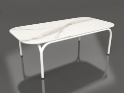 Coffee table (White, DEKTON Aura)