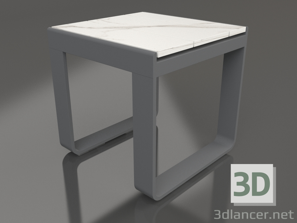 3d модель Кофейный столик 42 (DEKTON Aura, Anthracite) – превью