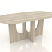 3d model Mesa de comedor OVAL 1800x900 mm (roble aclarado) - vista previa