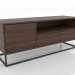3d model TV cabinet 1200x380 mm (dark walnut) - preview