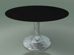 Round dining table (132, Black Lacquered)