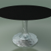 3 डी मॉडल राउंड डाइनिंग टेबल (132, ब्लैक लैक्क्वर्ड) - पूर्वावलोकन