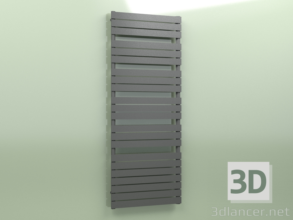3D modeli Isıtmalı havlu askısı - Muna (2030 x 800, RAL - 9005) - önizleme