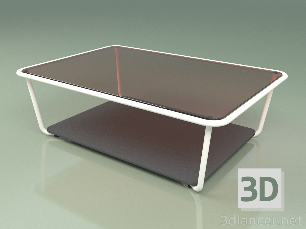3d model Coffee table 002 (Bronzed Glass, Metal Milk, HPL Gray) - preview