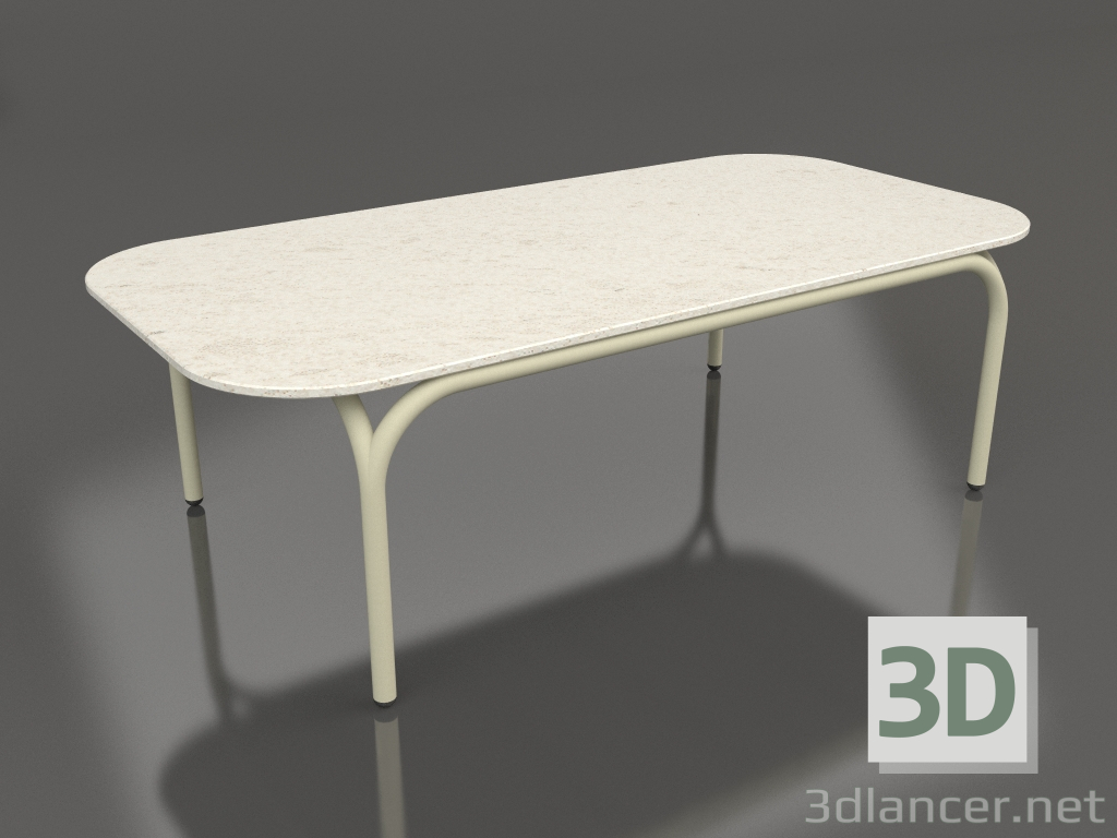 3d модель Кофейный стол (Gold, DEKTON Danae) – превью