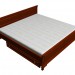 3d model Double bed 180x200 - preview