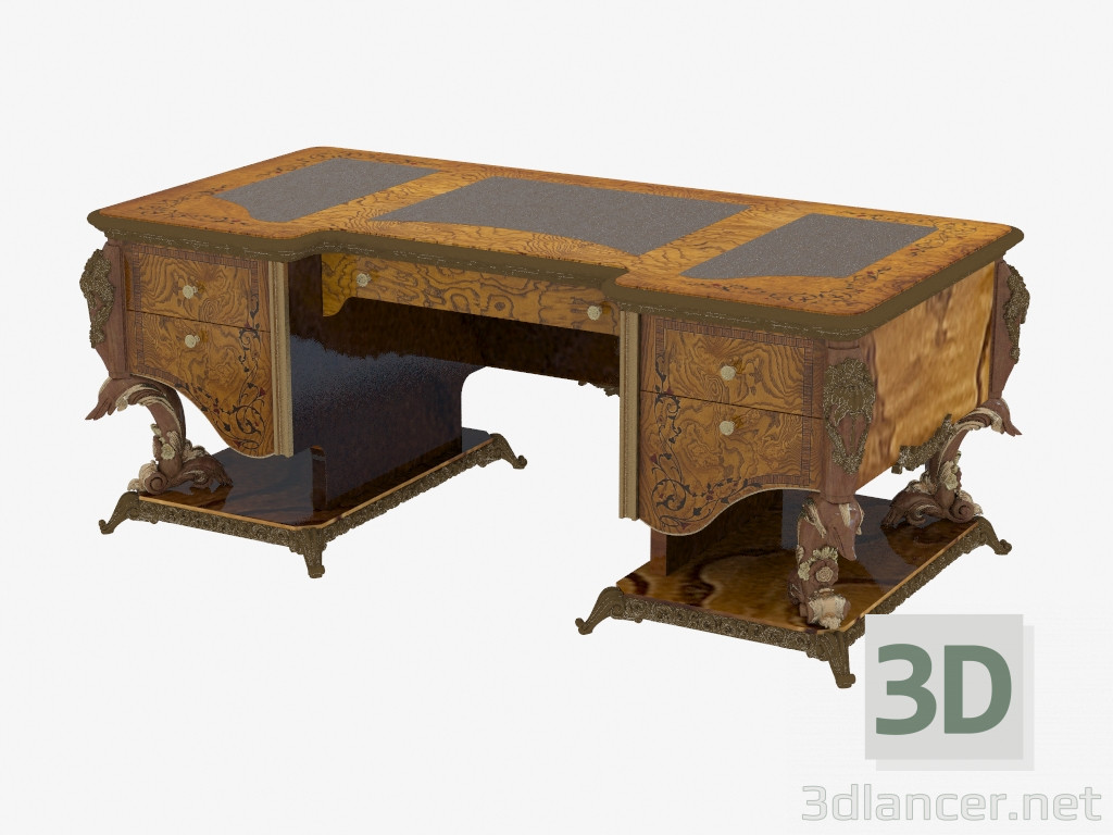 3d model Writing desk in classical style 218 - preview