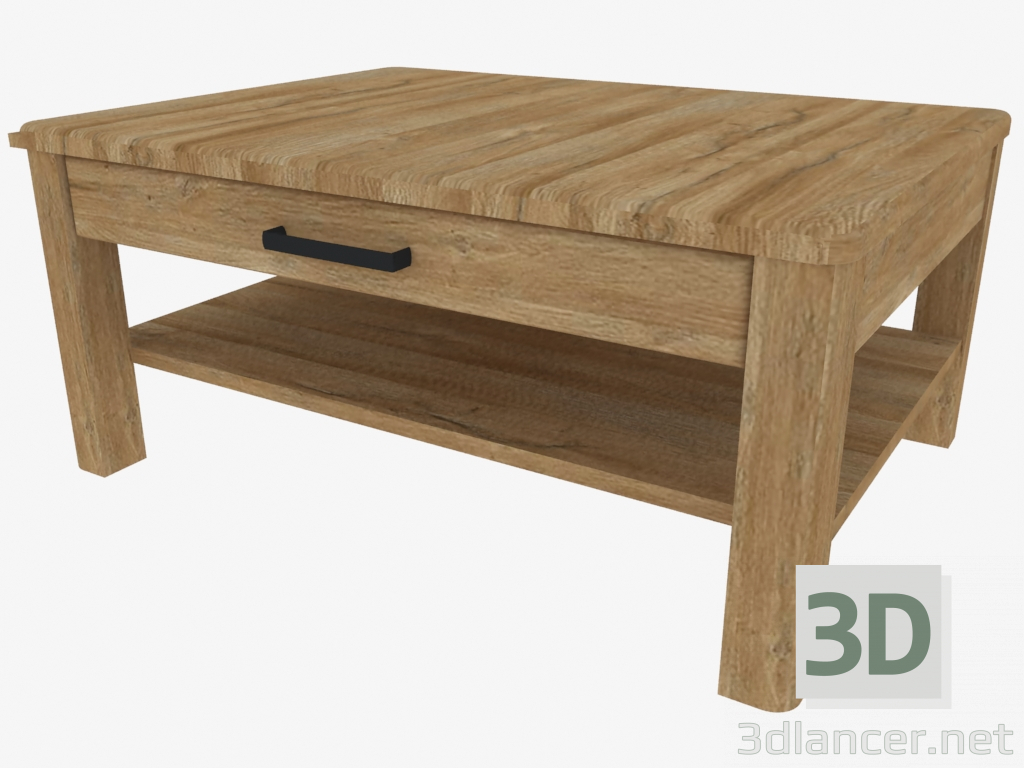 modello 3D Tavolino (TYPE CNAT04) - anteprima