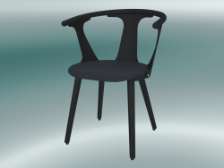 Stuhl dazwischen (SK2, H 77 cm, 58 x 54 cm, schwarz lackierte Eiche, Fiord 191)