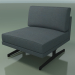 3d model Central module 5216 (H-legs, solid color upholstery) - preview