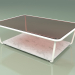 3d model Coffee table 002 (Bronzed Glass, Metal Milk, Carrara Marble) - preview
