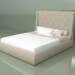 3d model Double bed Bordeaux 1.6 m - preview