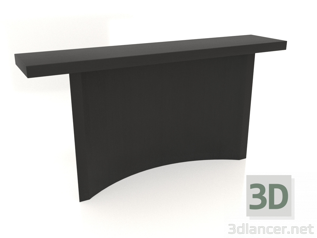 3 डी मॉडल कंसोल केटी 06 (1400x300x700, लकड़ी का काला) - पूर्वावलोकन