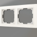 3D Modell Rahmen für 2 Pfosten Snabb Basic (weiß) - Vorschau