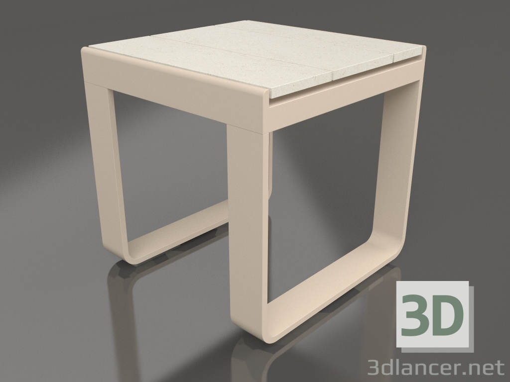 3d модель Кофейный столик 42 (DEKTON Danae, Sand) – превью
