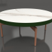 modèle 3D Table basse ronde Ø90x36 (Vert bouteille, DEKTON Aura) - preview