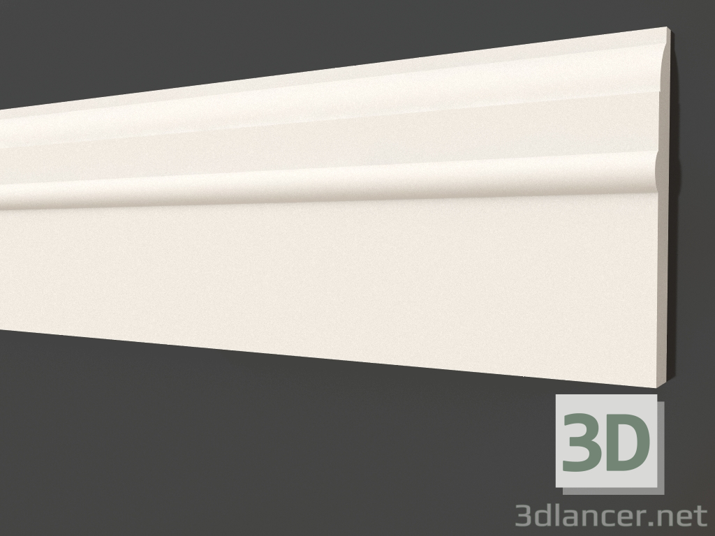 3d model Plaster molding LG 075 (120x20) - preview