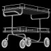 modèle 3D de bar chariot matériel de restauration acheter - rendu