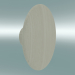 modello 3D Appendiabiti Dots Wood (Ø13 cm, Frassino) - anteprima