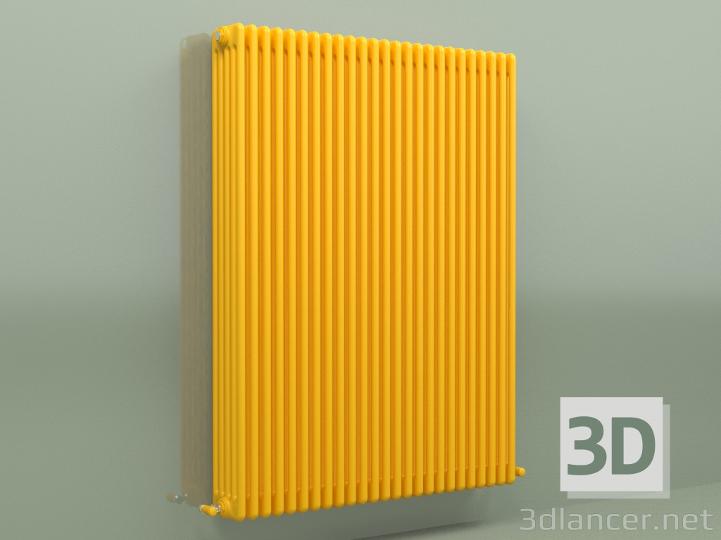 3d модель Радиатор TESI 5 (H 1500 25EL, Melon yellow - RAL 1028) – превью