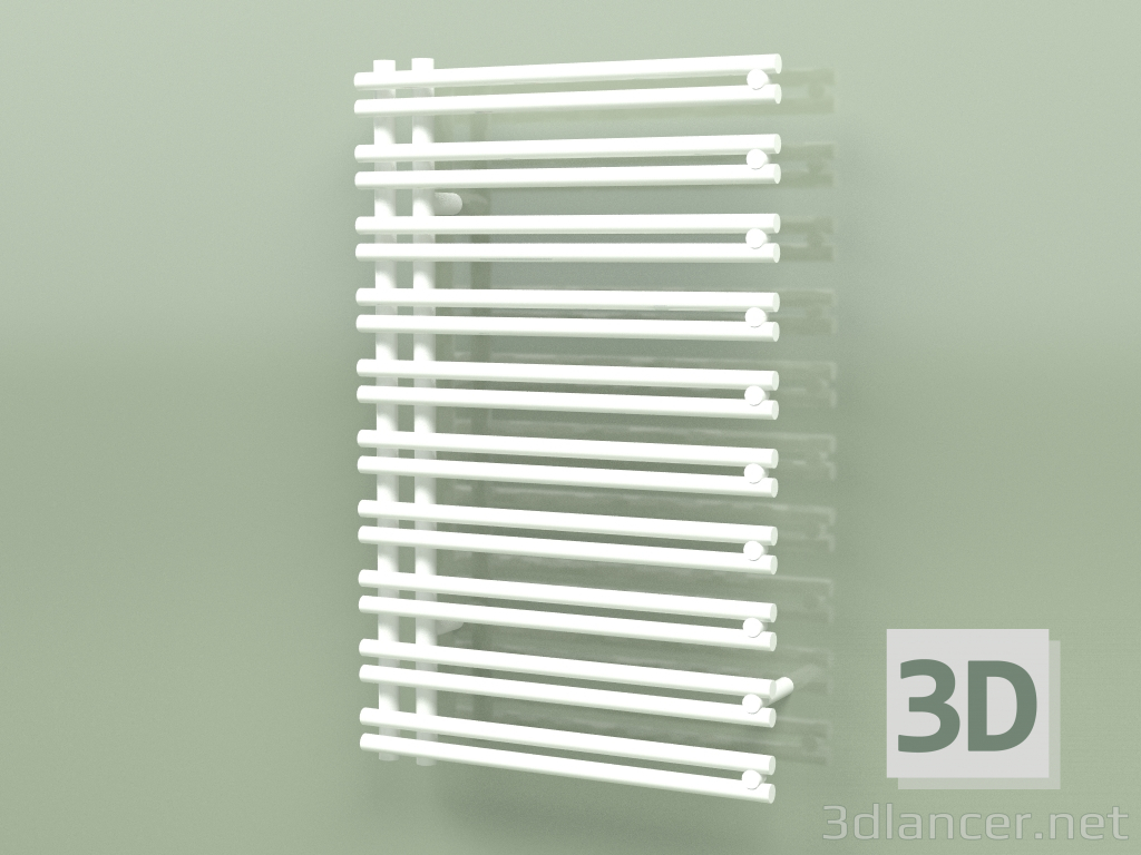 modello 3D Scaldasalviette - Ratea (800 x 500, RAL - 9016) - anteprima