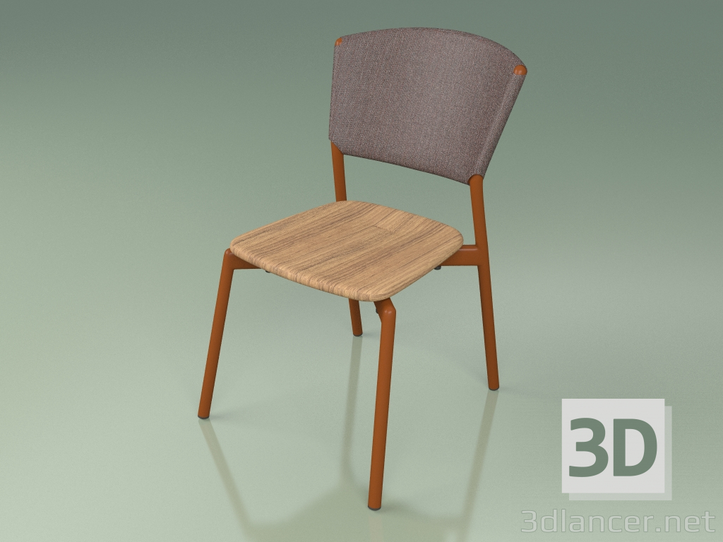 modèle 3D Chaise 020 (Métal Rouille, Brun) - preview